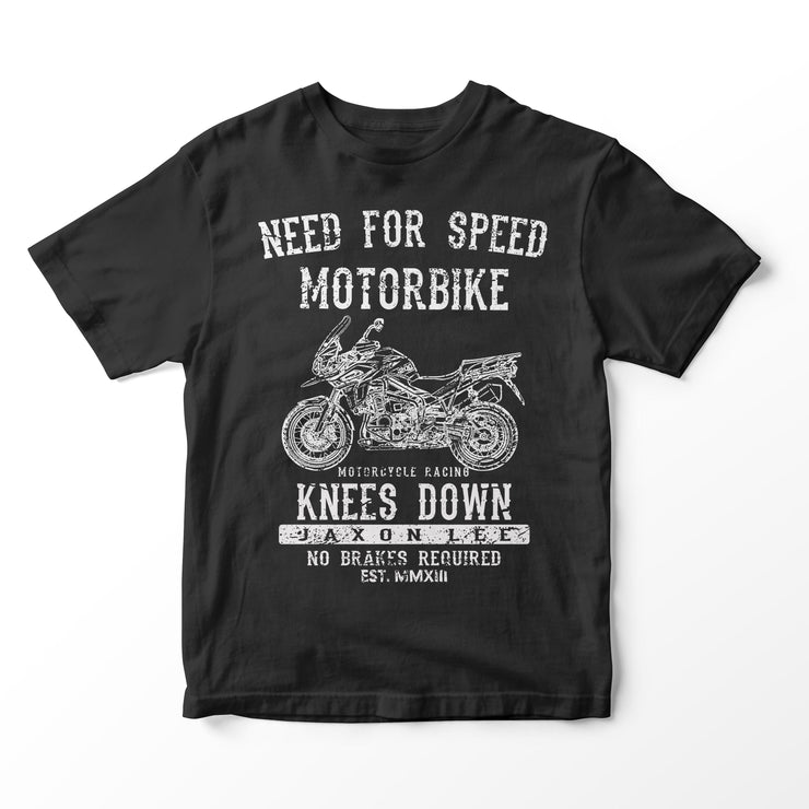 JL Speed Illustration for a Triumph Tiger Explorer 1200 2020 Motorbike fan T-shirt