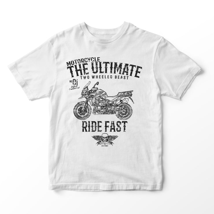 JL Ultimate Illustration for a Triumph Tiger Explorer 1200 2020 Motorbike fan T-shirt