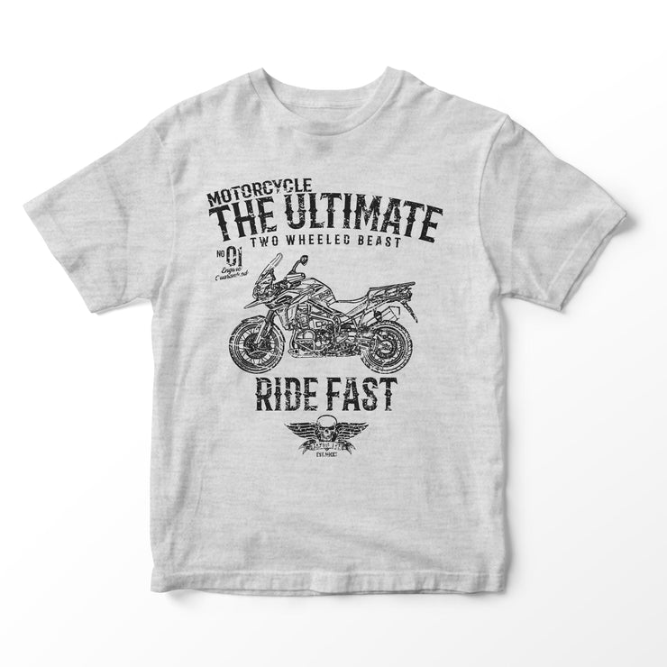 JL Ultimate Illustration for a Triumph Tiger Explorer 1200 2020 Motorbike fan T-shirt