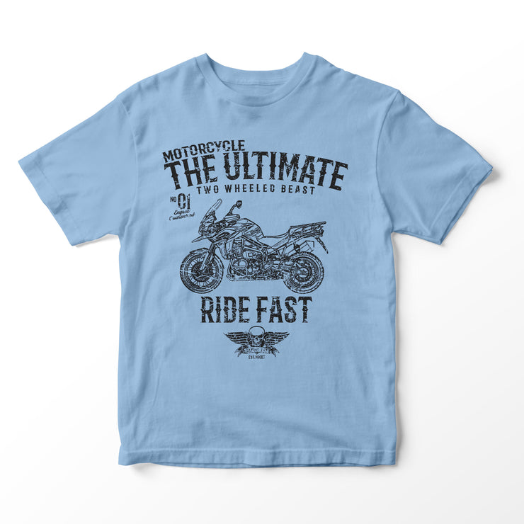 JL Ultimate Illustration for a Triumph Tiger Explorer 1200 2020 Motorbike fan T-shirt