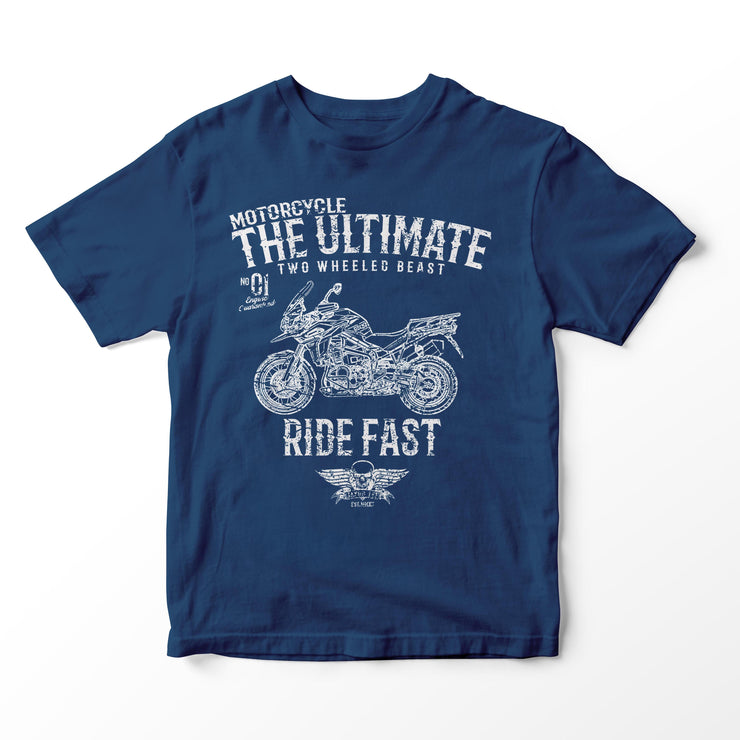 JL Ultimate Illustration for a Triumph Tiger Explorer 1200 2020 Motorbike fan T-shirt