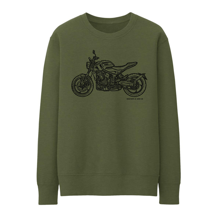 JL Art Jumper aimed at fans of Triumph Trident 660 Motorbike