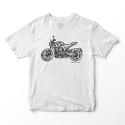 JL Illustration For A Triumph Trident 660 Motorbike Fan T-shirt