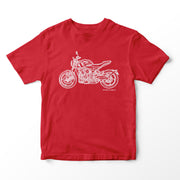 JL Illustration For A Triumph Trident 660 Motorbike Fan T-shirt