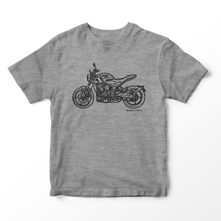 JL Illustration For A Triumph Trident 660 Motorbike Fan T-shirt