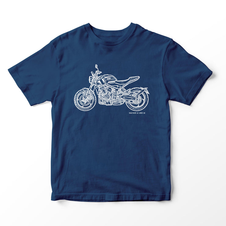 JL Illustration For A Triumph Trident 660 Motorbike Fan T-shirt