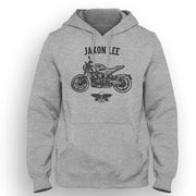 Jaxon Lee Art Hood aimed at fans of Triumph Trident 660 Motorbike