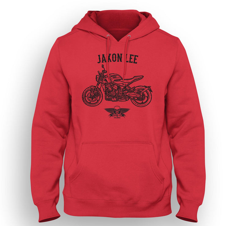 Jaxon Lee Art Hood aimed at fans of Triumph Trident 660 Motorbike