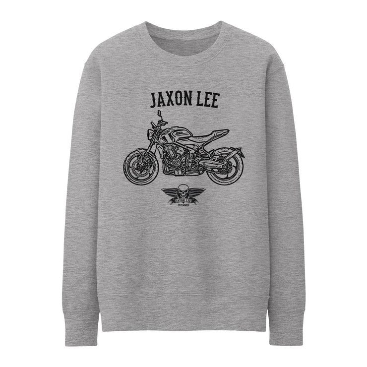 JL Basic Illustration for a Triumph Trident 660 Motorbike fan Jumper