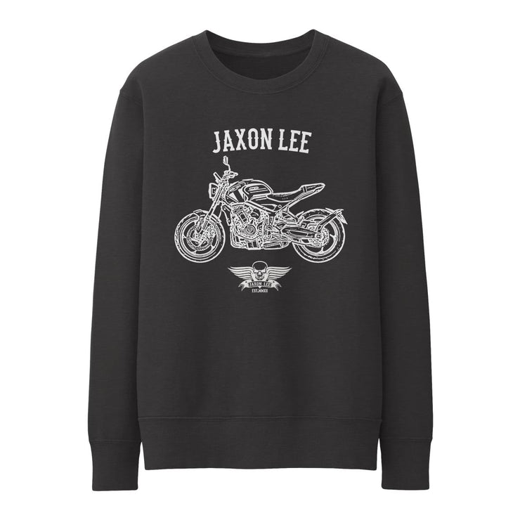 JL Basic Illustration for a Triumph Trident 660 Motorbike fan Jumper