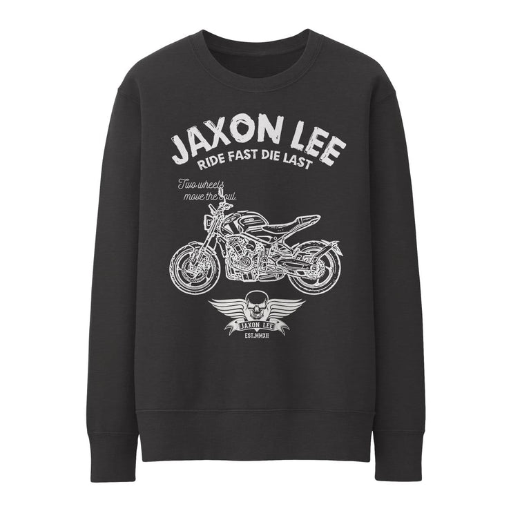 JL Ride Illustration for a Triumph Trident 660 Motorbike fan Jumper