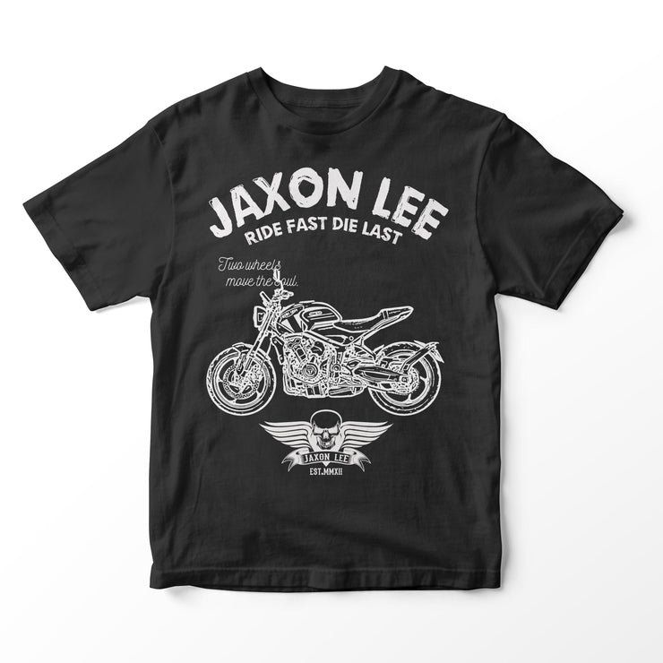 JL Ride Illustration for a Triumph Trident 660 Motorbike fan T-shirt
