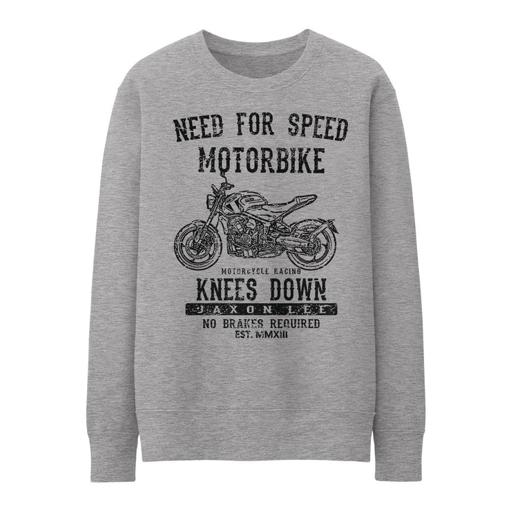 JL Speed Illustration for a Triumph Trident 660 Motorbike fan Jumper