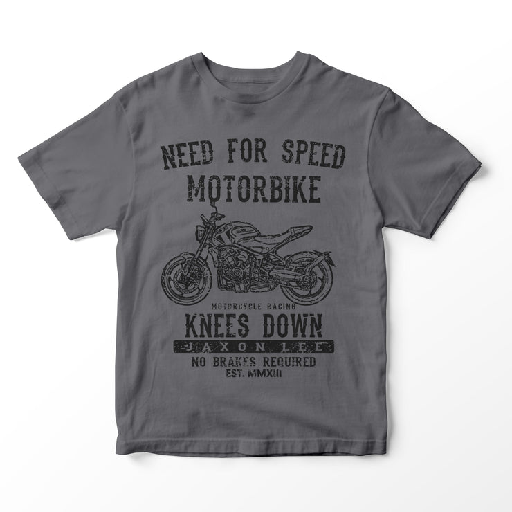 JL Speed Illustration for a Triumph Trident 660 Motorbike fan T-shirt