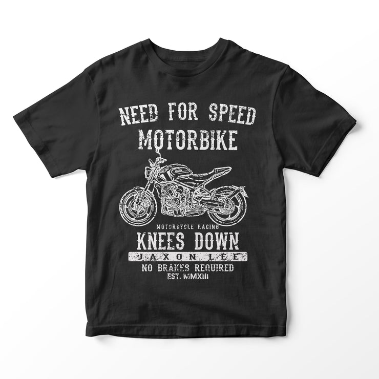 JL Speed Illustration for a Triumph Trident 660 Motorbike fan T-shirt