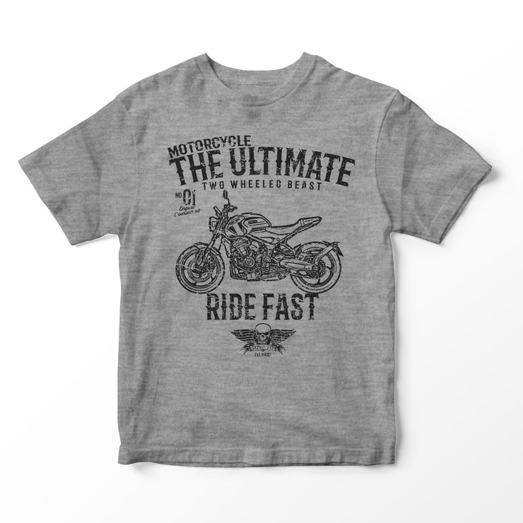 JL Ultimate Illustration for a Triumph Trident 660 Motorbike fan T-shirt