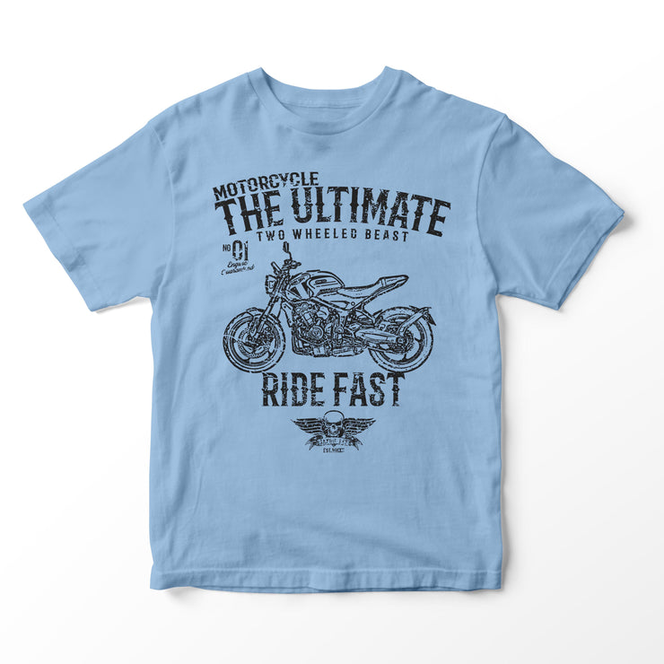 JL Ultimate Illustration for a Triumph Trident 660 Motorbike fan T-shirt