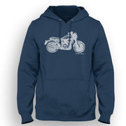 JL Illustration For A Triumph X75 Hurricane Motorbike Fan Hoodie