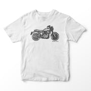 JL Illustration For A Triumph X75 Hurricane Motorbike Fan T-shirt