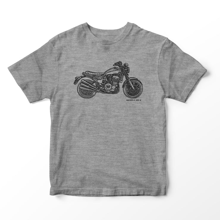 JL Illustration For A Triumph X75 Hurricane Motorbike Fan T-shirt