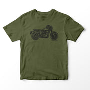JL Illustration For A Triumph X75 Hurricane Motorbike Fan T-shirt