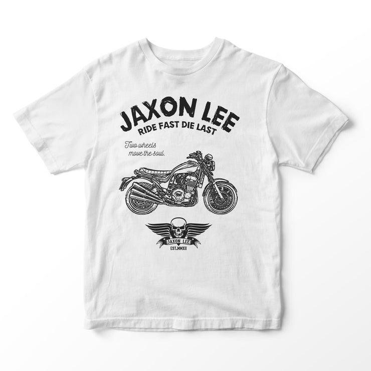 JL Ride Illustration for a Triumph X75 Hurricane Motorbike fan T-shirt