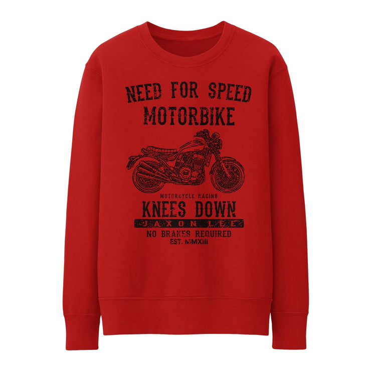 JL Speed Illustration for a Triumph X75 Hurricane Motorbike fan Jumper