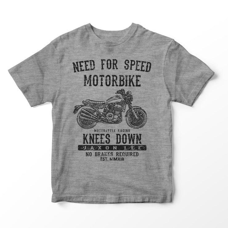 JL Speed Illustration for a Triumph X75 Hurricane Motorbike fan T-shirt
