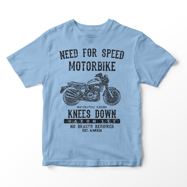 JL Speed Illustration for a Triumph X75 Hurricane Motorbike fan T-shirt