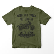 JL Speed Illustration for a Triumph X75 Hurricane Motorbike fan T-shirt