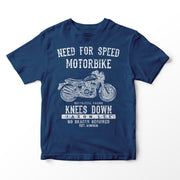 JL Speed Illustration for a Triumph X75 Hurricane Motorbike fan T-shirt