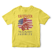 JL Tear up the Streets USA Cafe Racer Motorbike - T-shirt