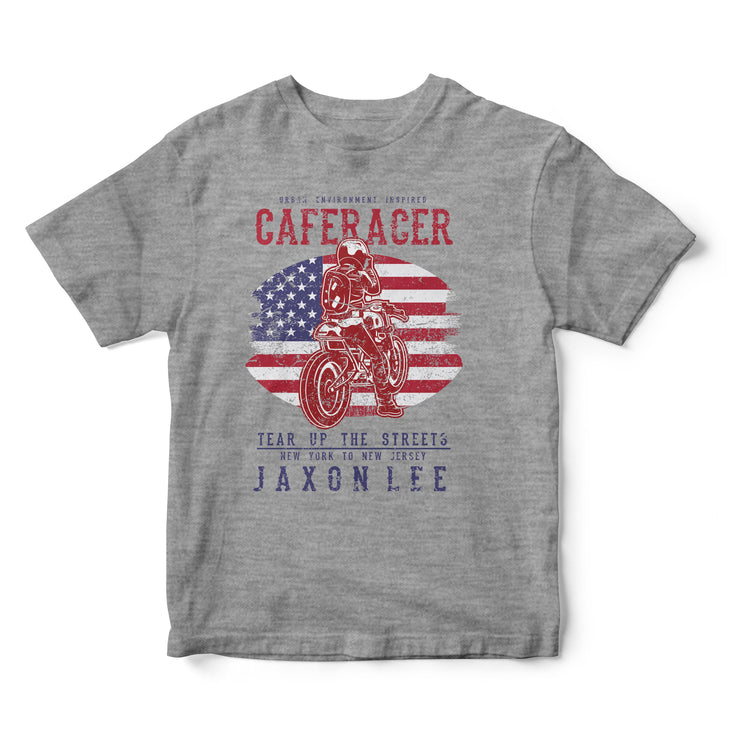 JL Tear up the Streets USA Cafe Racer Motorbike - T-shirt