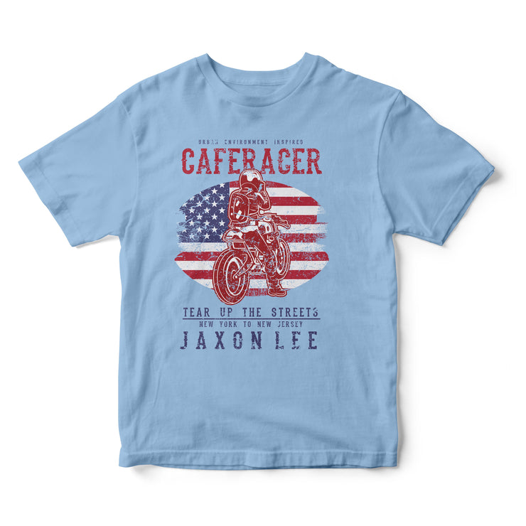 JL Tear up the Streets USA Cafe Racer Motorbike - T-shirt
