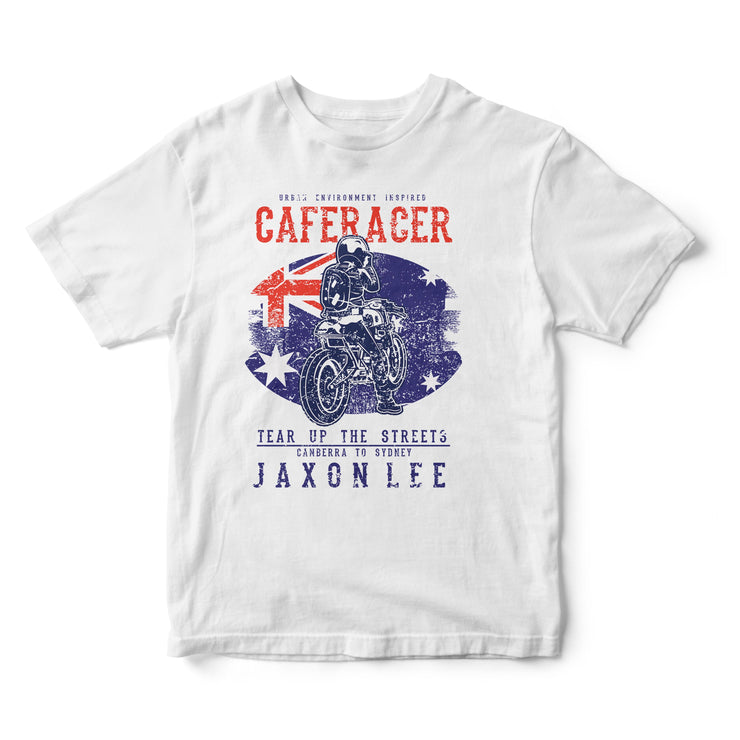 JL Tear up the Streets Australia Cafe Racer Motorbike - T-shirt