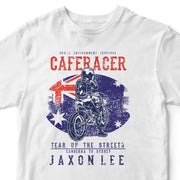 JL Tear up the Streets Australia Cafe Racer Motorbike - T-shirt