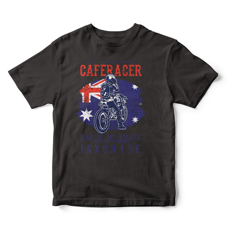 JL Tear up the Streets Australia Cafe Racer Motorbike - T-shirt