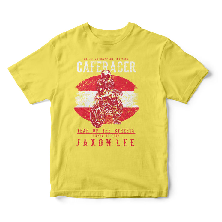 JL Tear up the Streets Austria Cafe Racer Motorbike - T-shirt