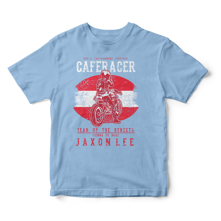 JL Tear up the Streets Austria Cafe Racer Motorbike - T-shirt