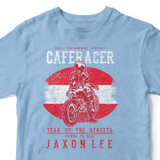 JL Tear up the Streets Austria Cafe Racer Motorbike - T-shirt
