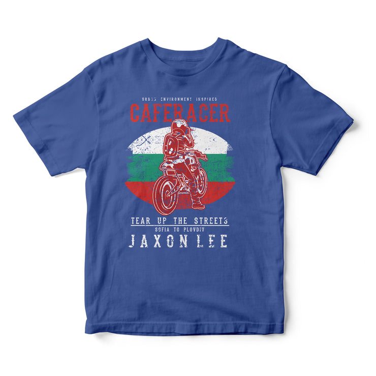 JL Tear up the Streets Bulgaria Cafe Racer Motorbike - T-shirt