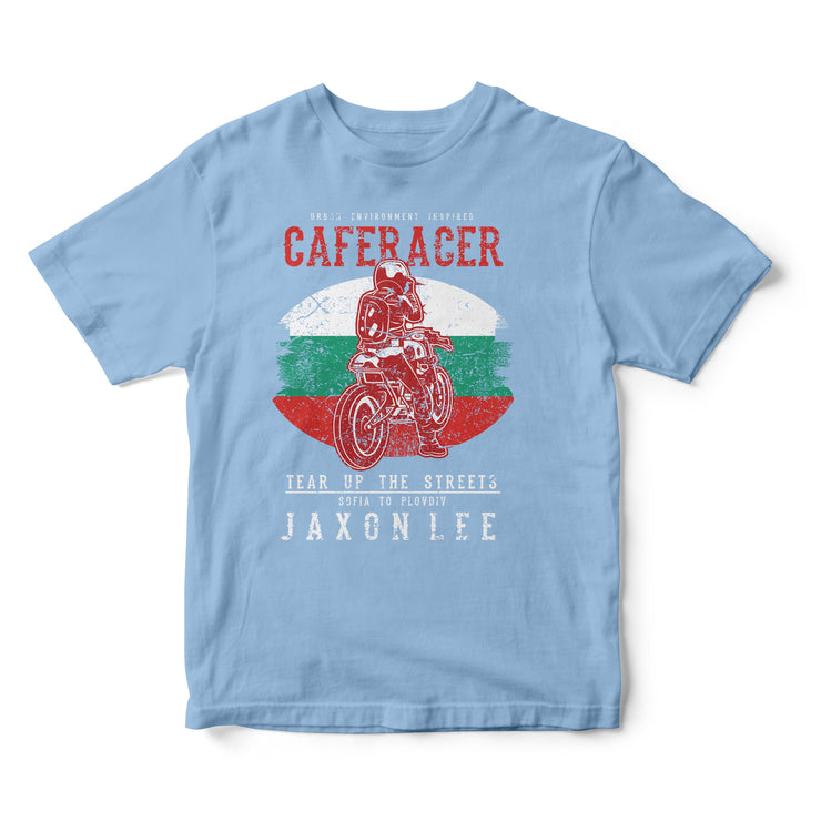 JL Tear up the Streets Bulgaria Cafe Racer Motorbike - T-shirt