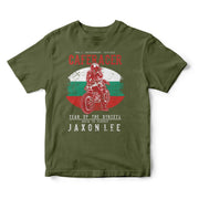 JL Tear up the Streets Bulgaria Cafe Racer Motorbike - T-shirt