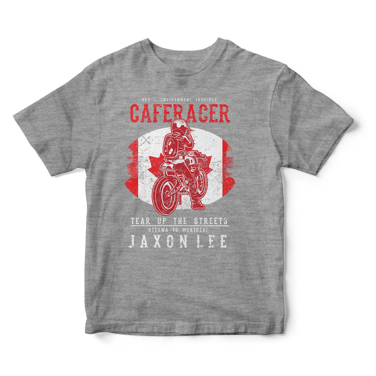 JL Tear up the Streets Canada Cafe Racer Motorbike - T-shirt