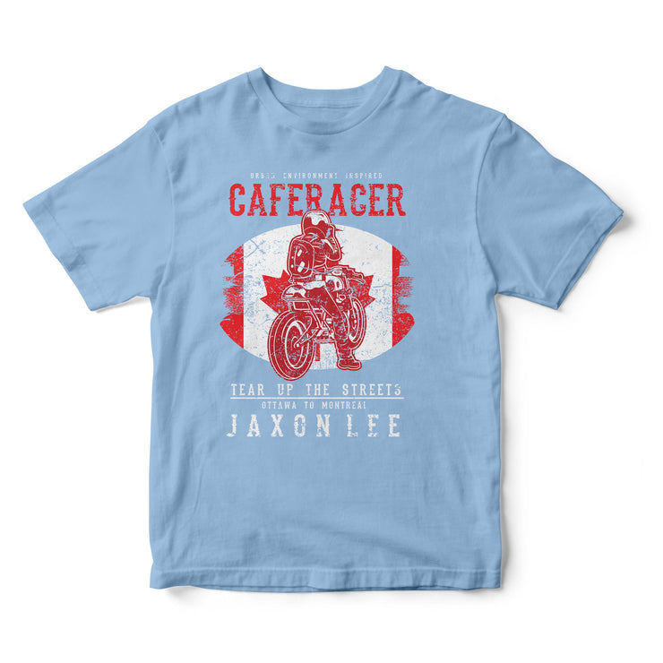 JL Tear up the Streets Canada Cafe Racer Motorbike - T-shirt