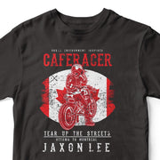 JL Tear up the Streets Canada Cafe Racer Motorbike - T-shirt