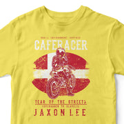 JL Tear up the Streets Denmark Cafe Racer Motorbike - T-shirt