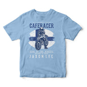 JL Tear up the Streets Finland Cafe Racer Motorbike - T-shirt