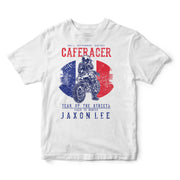 JL Tear up the Streets France Cafe Racer Motorbike - T-shirt