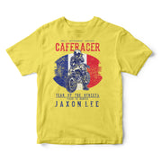 JL Tear up the Streets France Cafe Racer Motorbike - T-shirt